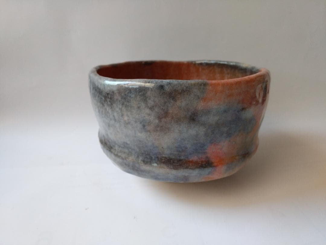 Sophia三代 小川長楽 （小川裕起夫）赤楽茶碗共箱共布茶道具抹茶碗新品