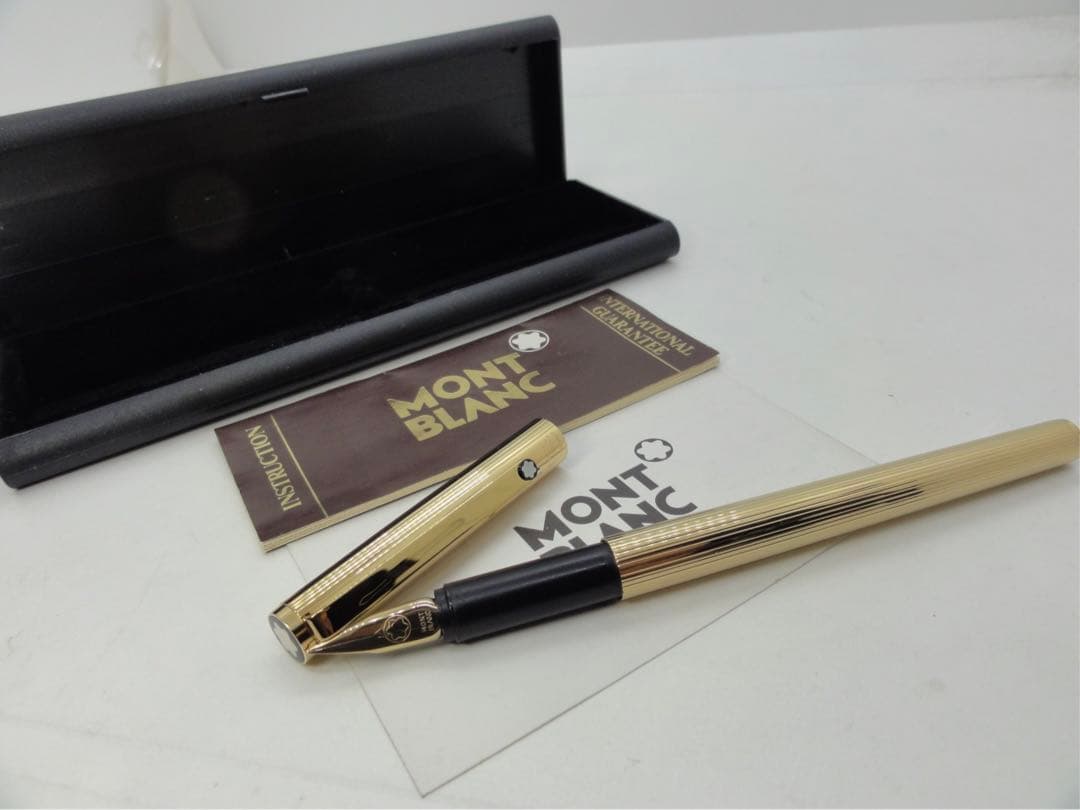 モンブラン　未使用に近い品！稀少度の高い金運を呼ぶ！総金張りSラインNo2147