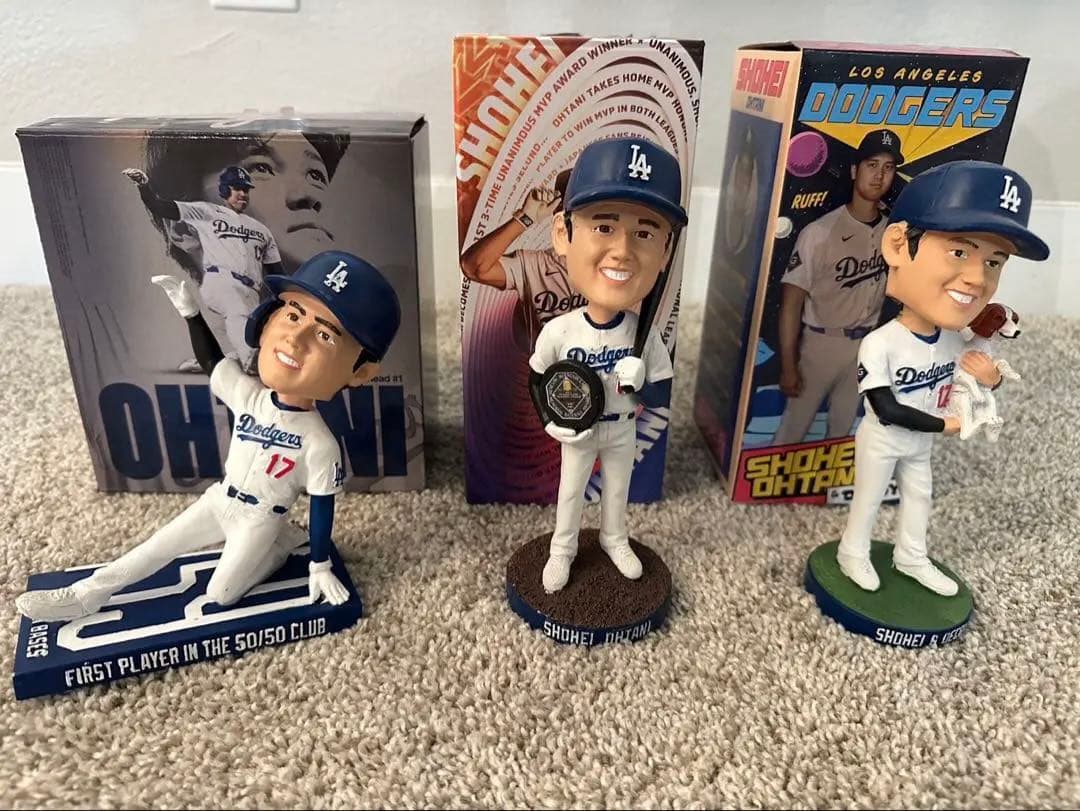 【吉田】大谷翔平ボブルヘッド 3体セット