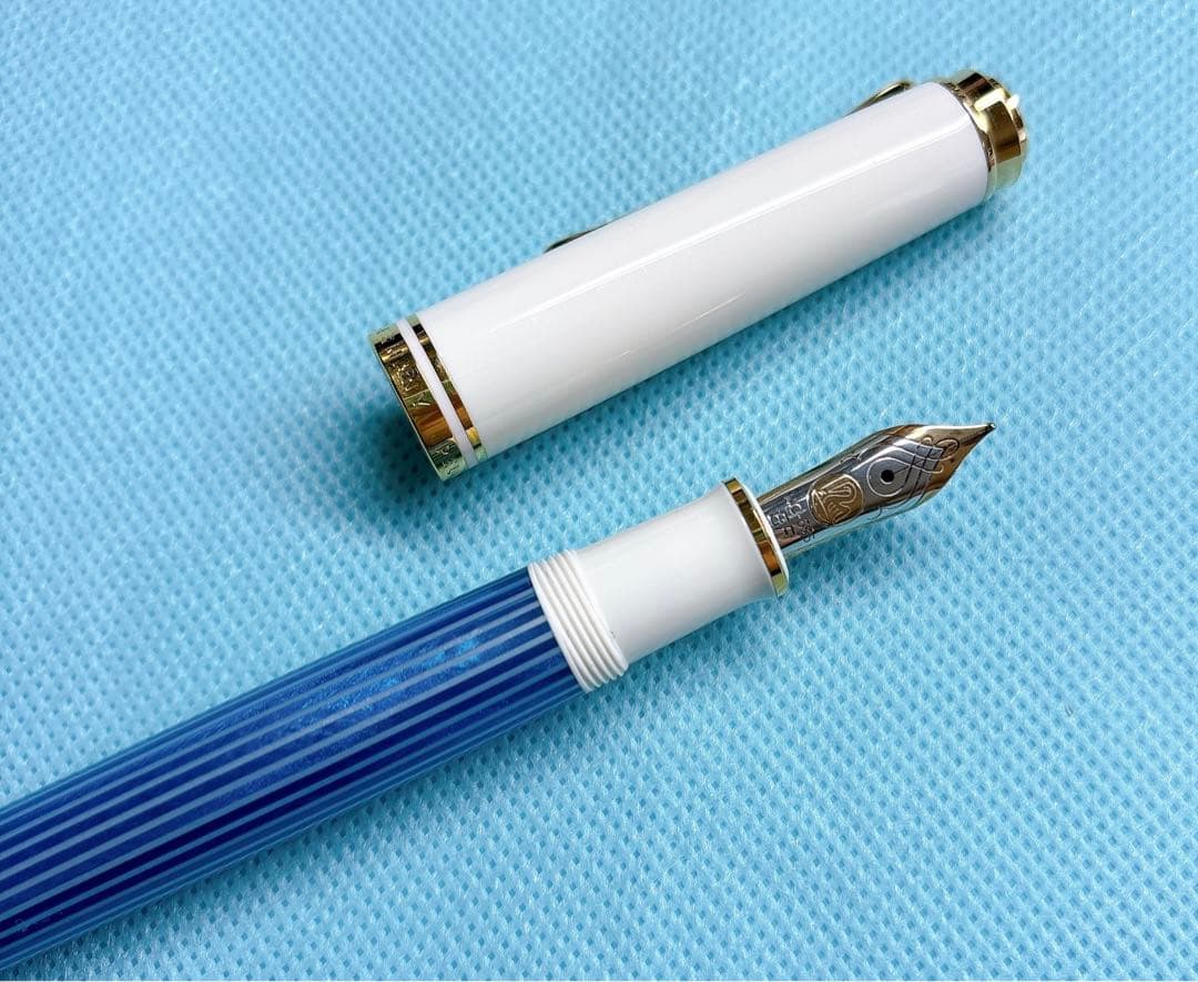 ＊皐月＊ ペリカン M600 ターコイズホワイト 万年筆