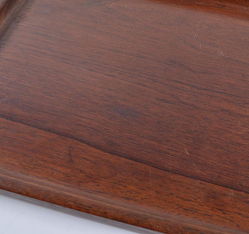 中国　唐木紫檀製　煎茶盆　香盆　V　R4671