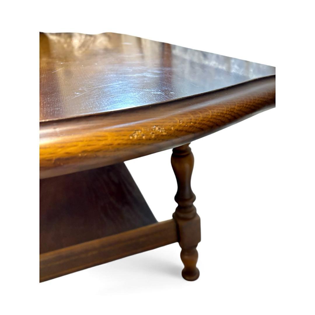 美品❣️飛騨産業 キツツキマーク センターテーブル アンティーク レトロ