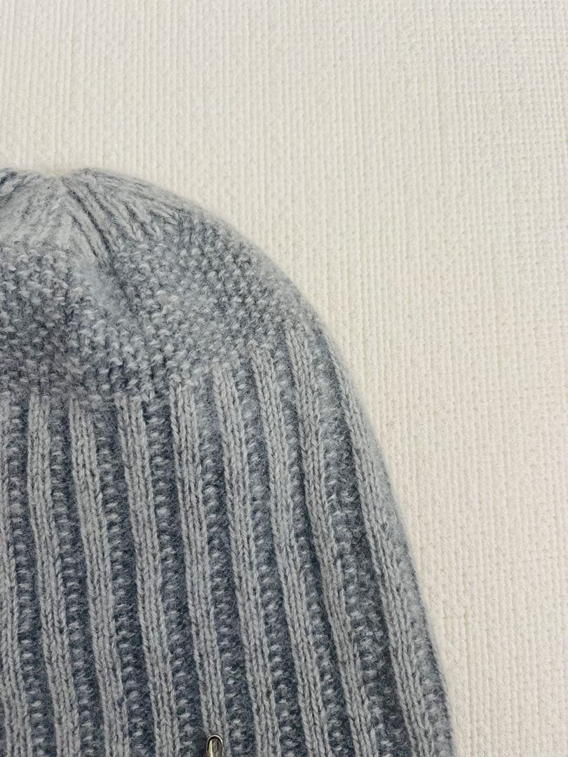 CHISAKI ◆チサキ　グレー リブ編み ニット帽