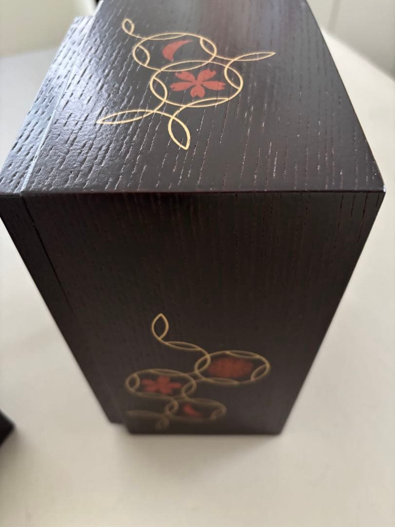 茶道具 搔き合わせ 溜め色 塗り 四季七宝蒔絵 未使用茶箱 おまけセット付き