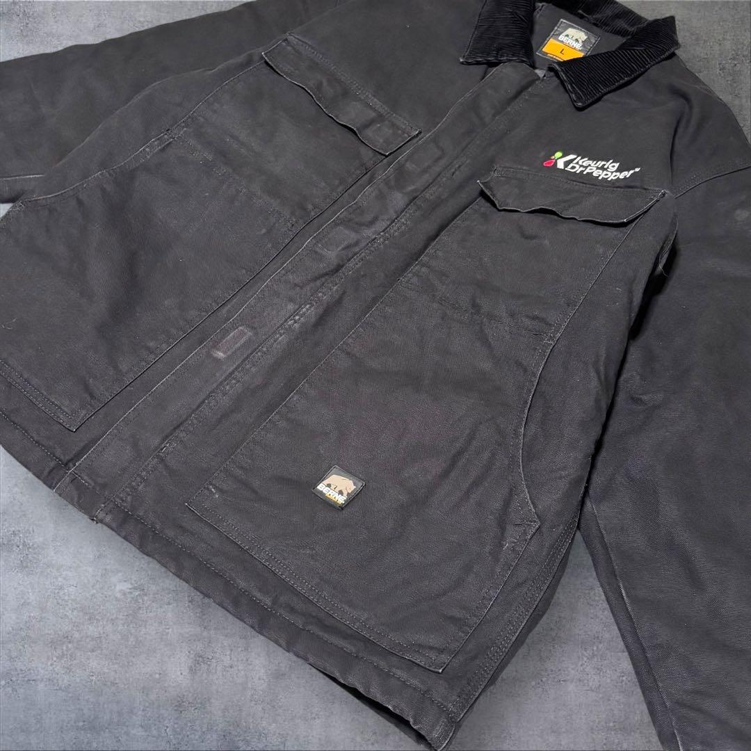 激レア 企業ロゴ Berne Workwear Keurig Dr Pepper