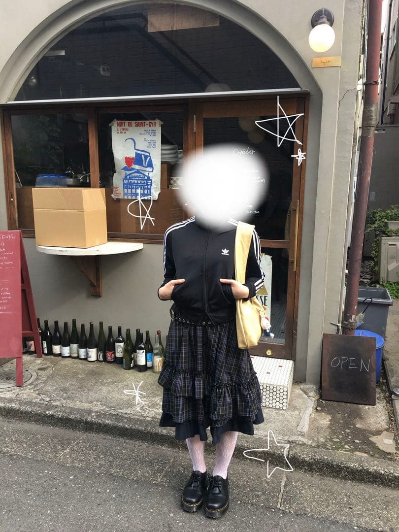 oheshio チェックスカート