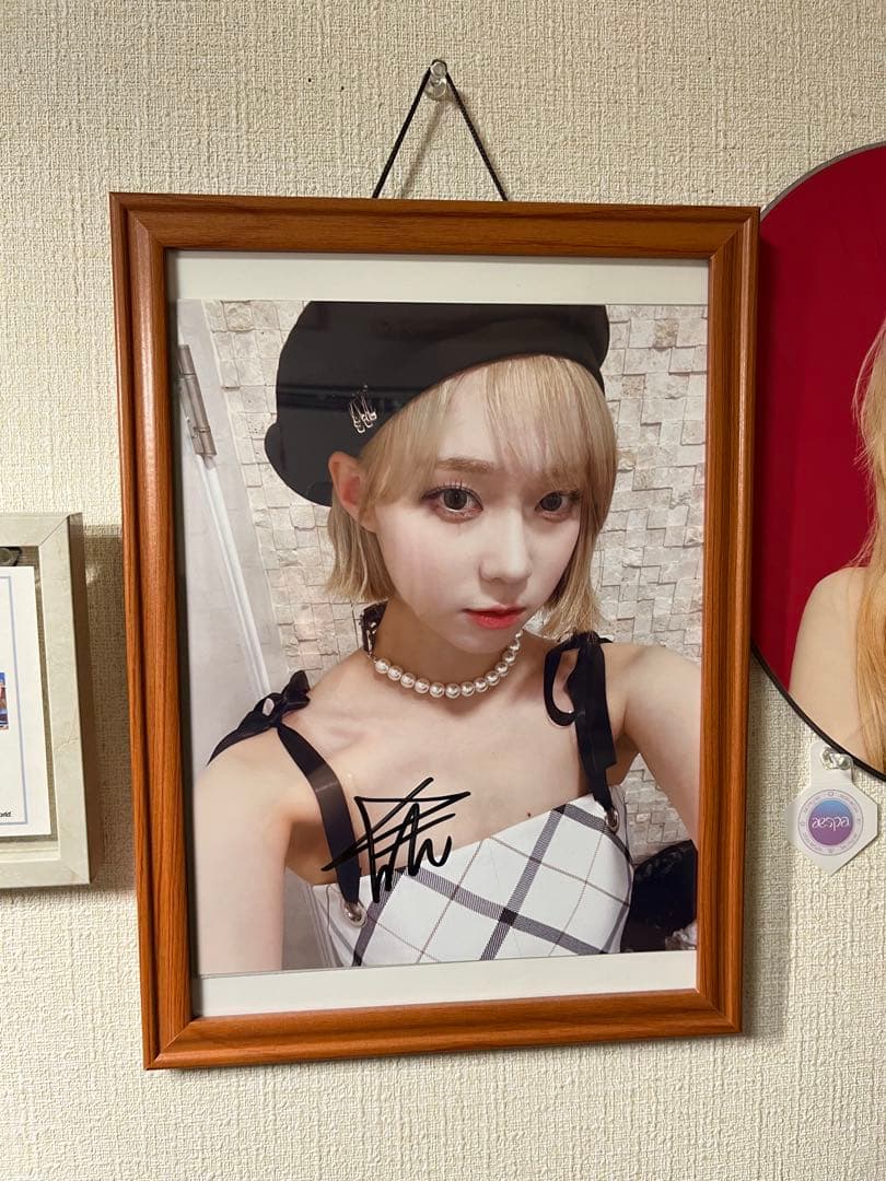 H*6様 aespa ウィンター 直筆サイン 証明書付き