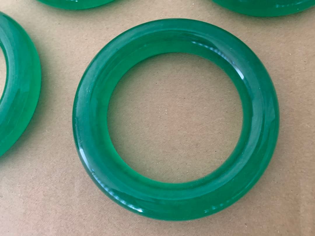 中国 時代物 天然石 腕輪 5点 古置物 古擺件 中国古美術 古美味 翡翠？