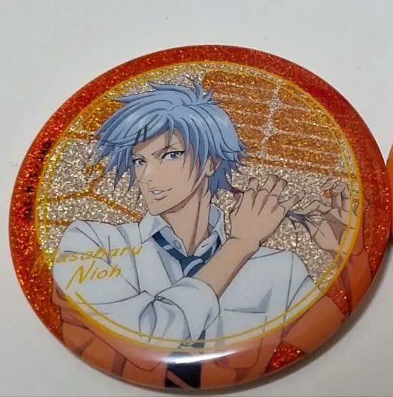 テニスの王子様 ヘアセット グリッター 缶バッジ 仁王雅治