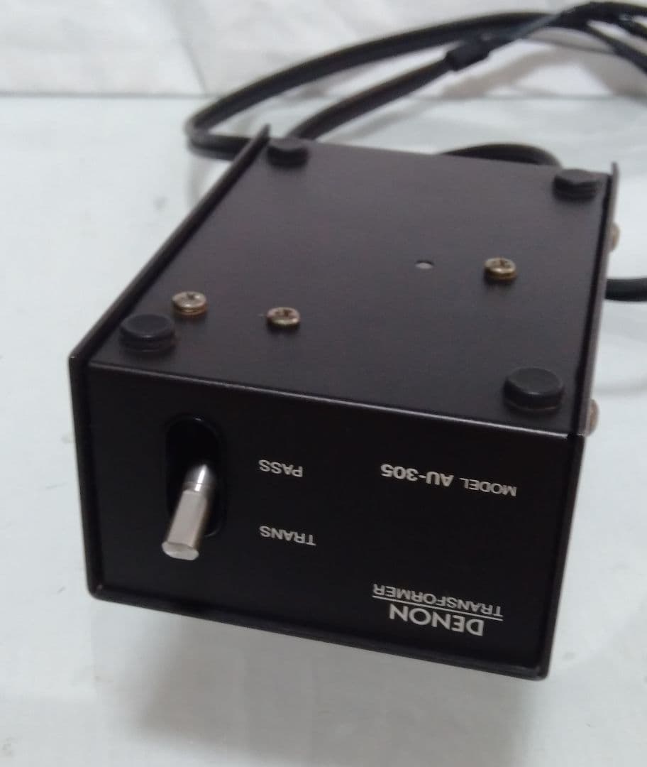 デノン MC(DL-103等)用 昇圧トランス AU-305 パスSWが使い安い