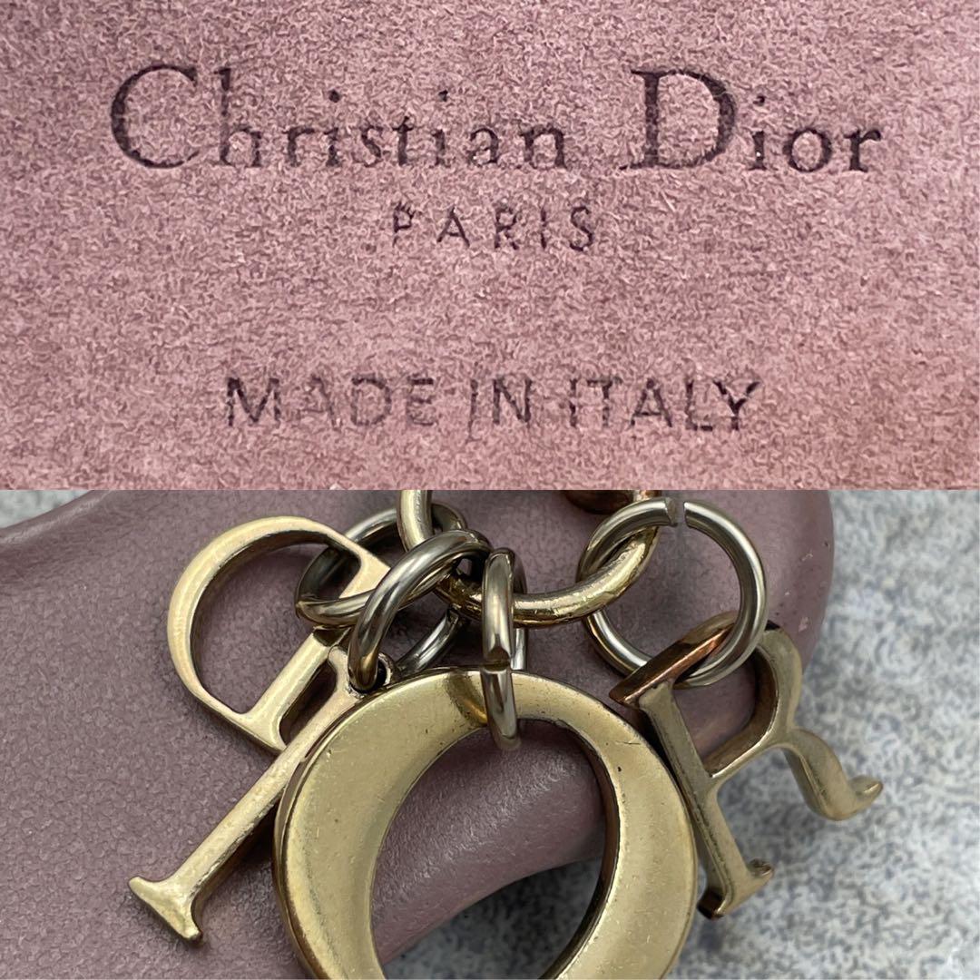 Dior ディオール iPhone 14Proケース カナージュラム　ピンク