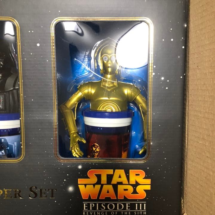 ペプシ　pepsi twist starwars cup topper set