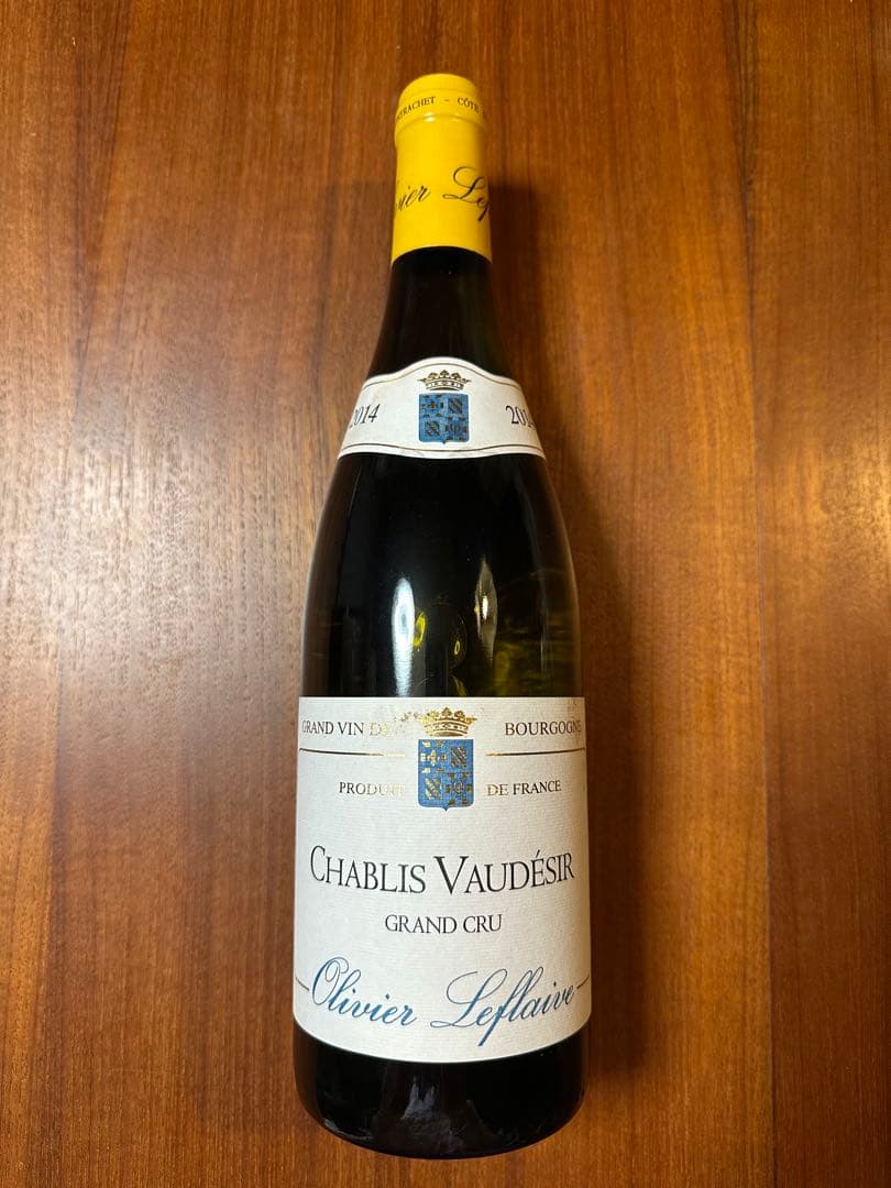 オリヴィエ・ルフレーヴ　シャブリ ヴォーデジール グラン・クリュ 2014 白