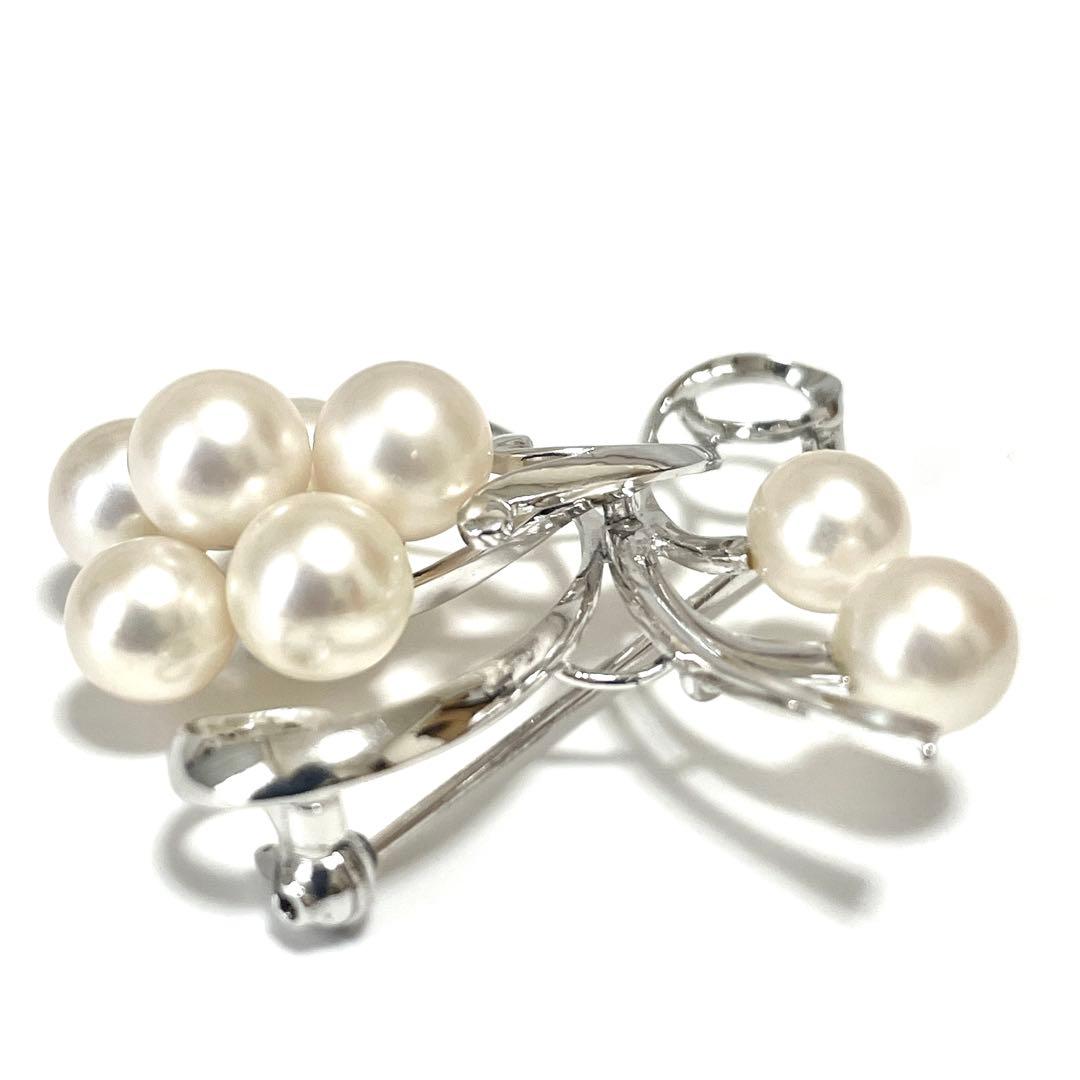 美品✨皇室御用達 MIKIMOTO ミキモト アコヤ真珠 パール ブローチ