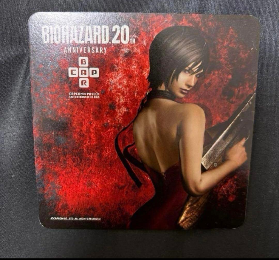 希少 BIOHAZARD 20th カプコンバー コースター 2種セット