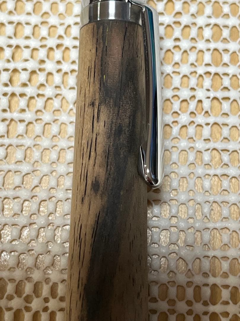 【美品】工房楔 黒柿 ルーチェペン 新型クリップ