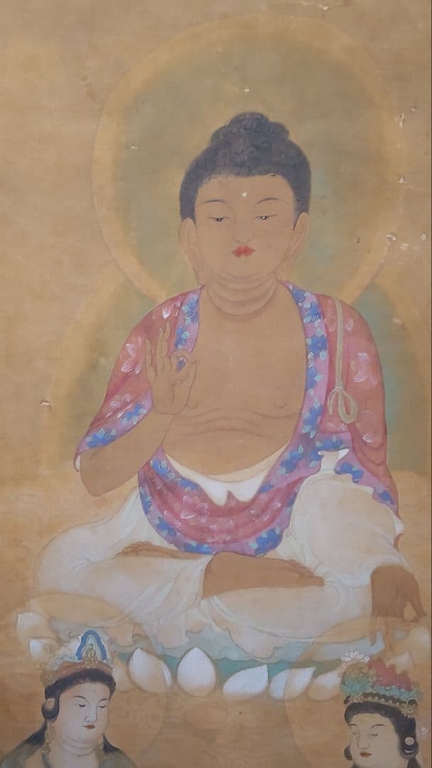 (75*Z340)*絵画 日本画掛軸 仏画 骨董 茶道具掛軸