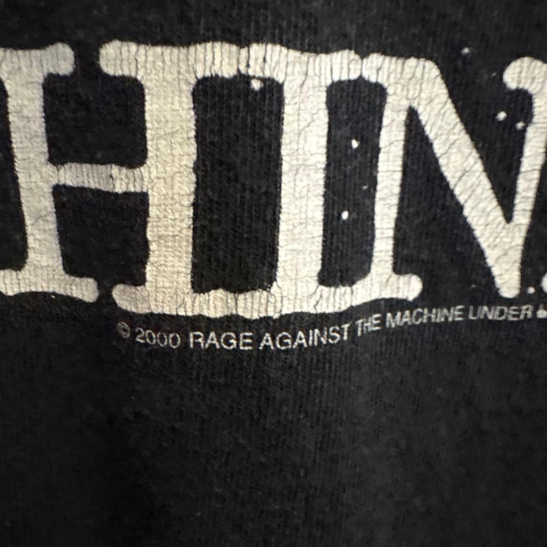 2000年コピーライトRage Against The Machine バンドT