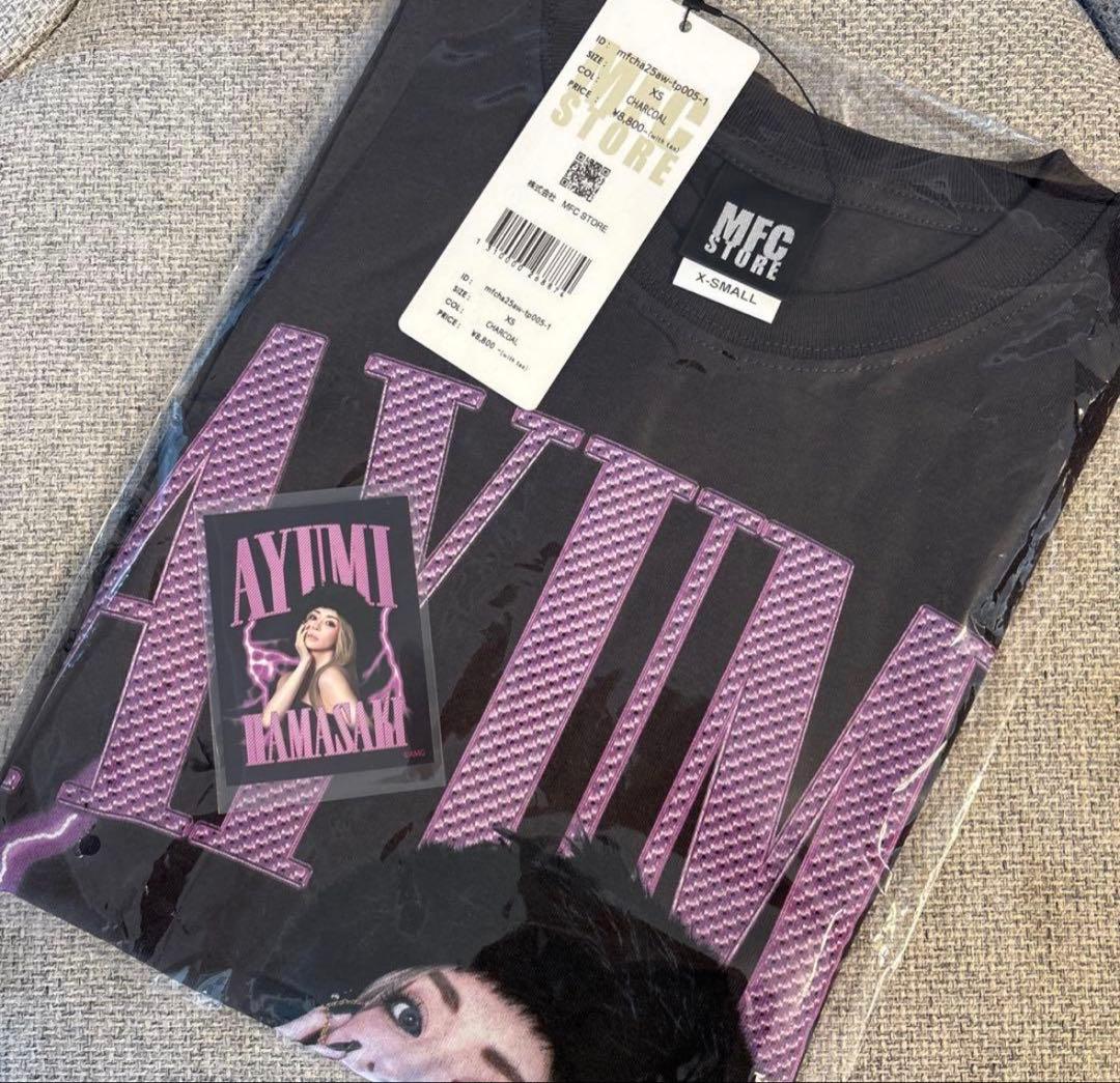 オンライン即完　浜崎あゆみ　MFC Tシャツ　XS ステッカー付