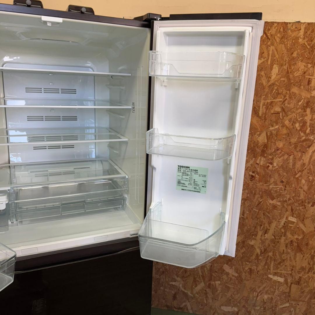 363 関東配送　冷蔵庫　大型　観音開き　6ドア　500Ｌ強　保証込　家庭向け