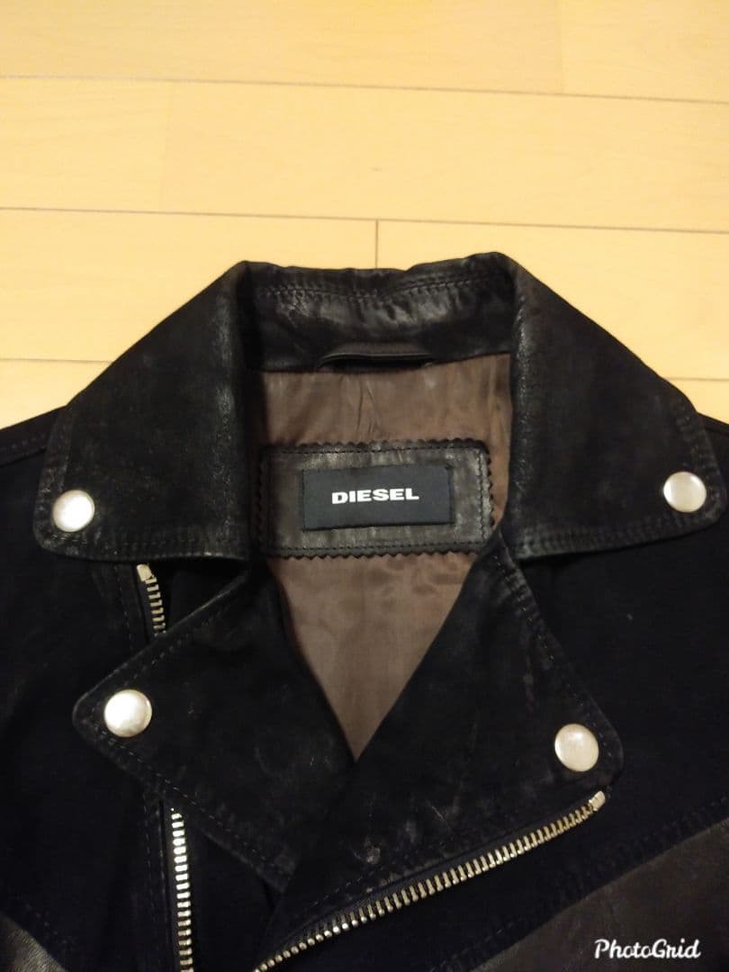 まるおDIESEL ディーゼル レザー ライダース ジャケット