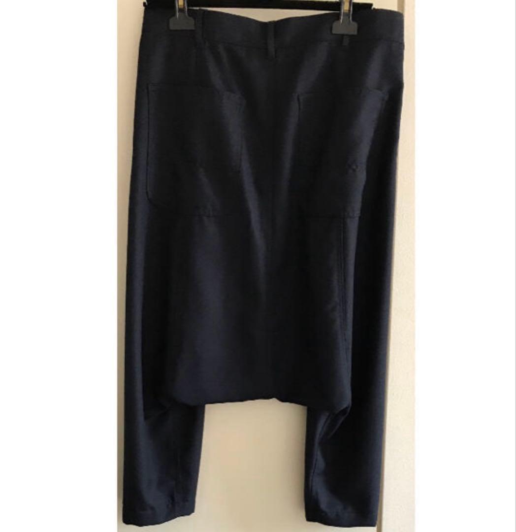 COMME des GARÇONS ネイビー サルエルパンツ