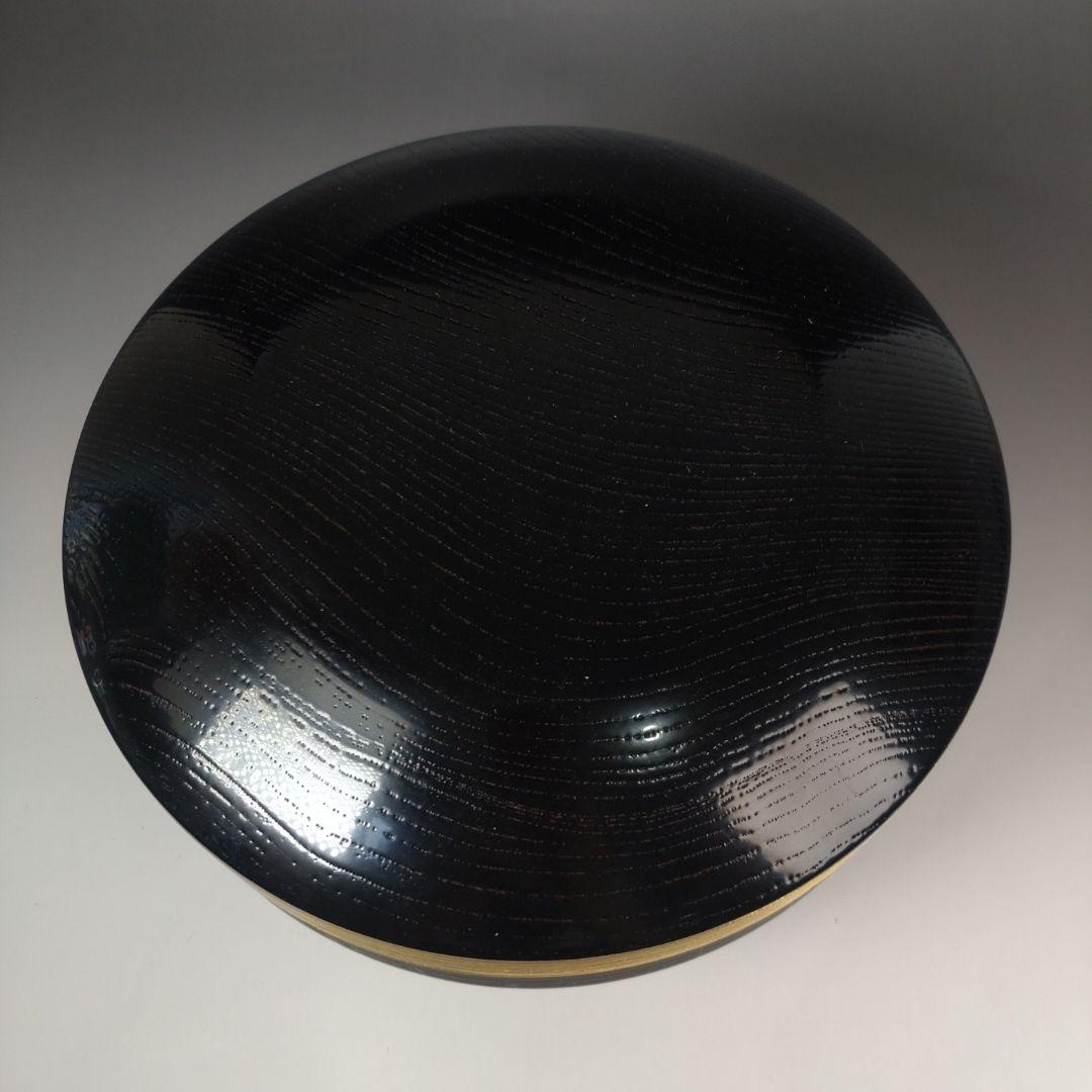 ア184 『塗師　久世宗春　作』『即中斎好　食籠　共箱』菓子器　茶道具