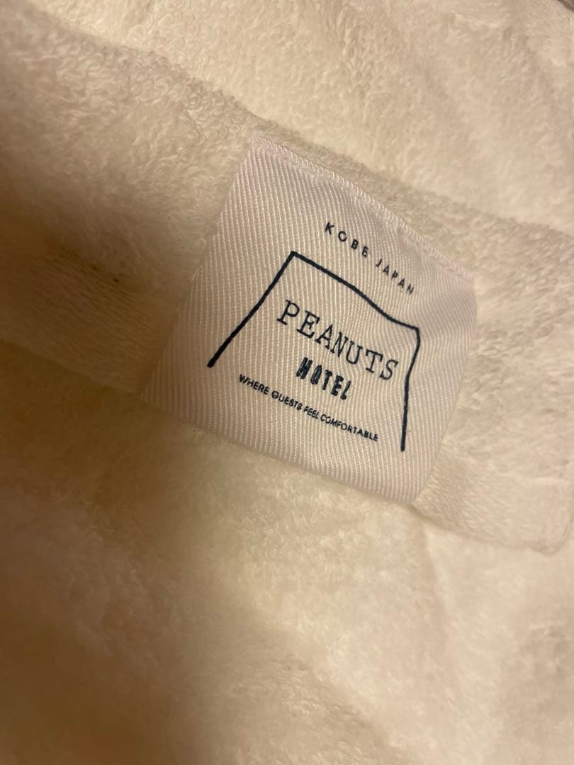 PEANUTS バスタオル 日本製 ホワイト　4枚セット