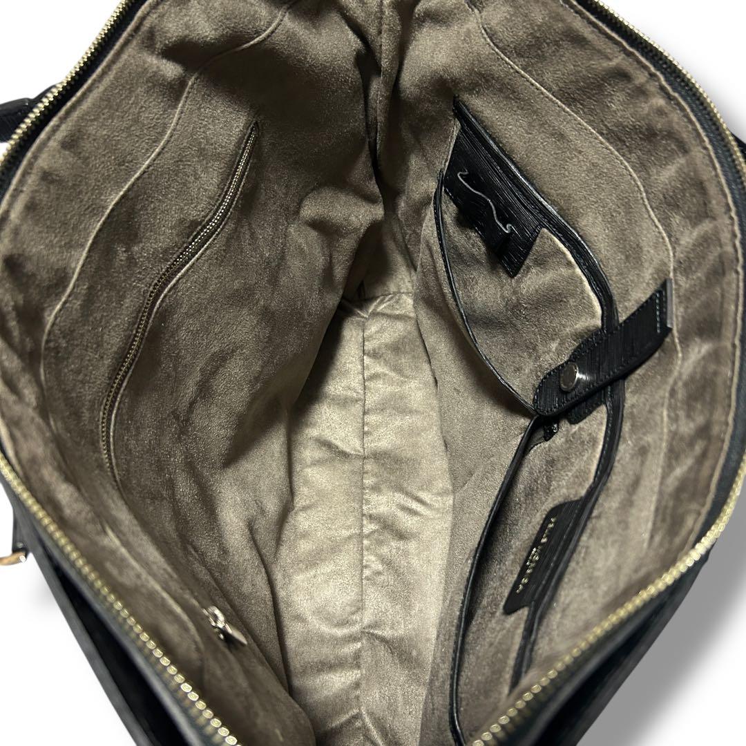 ☆状態良好☆【ペッレモルビダ】メンズ キャピターノ レザー トートバッグ