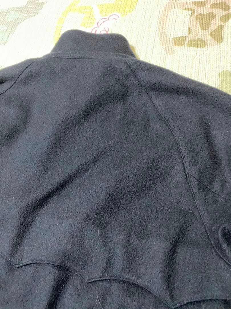 M'GREGOR マクレガー　ダークネイビー ウールハリントンジャケット