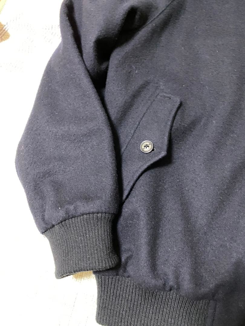 M'GREGOR マクレガー　ダークネイビー ウールハリントンジャケット