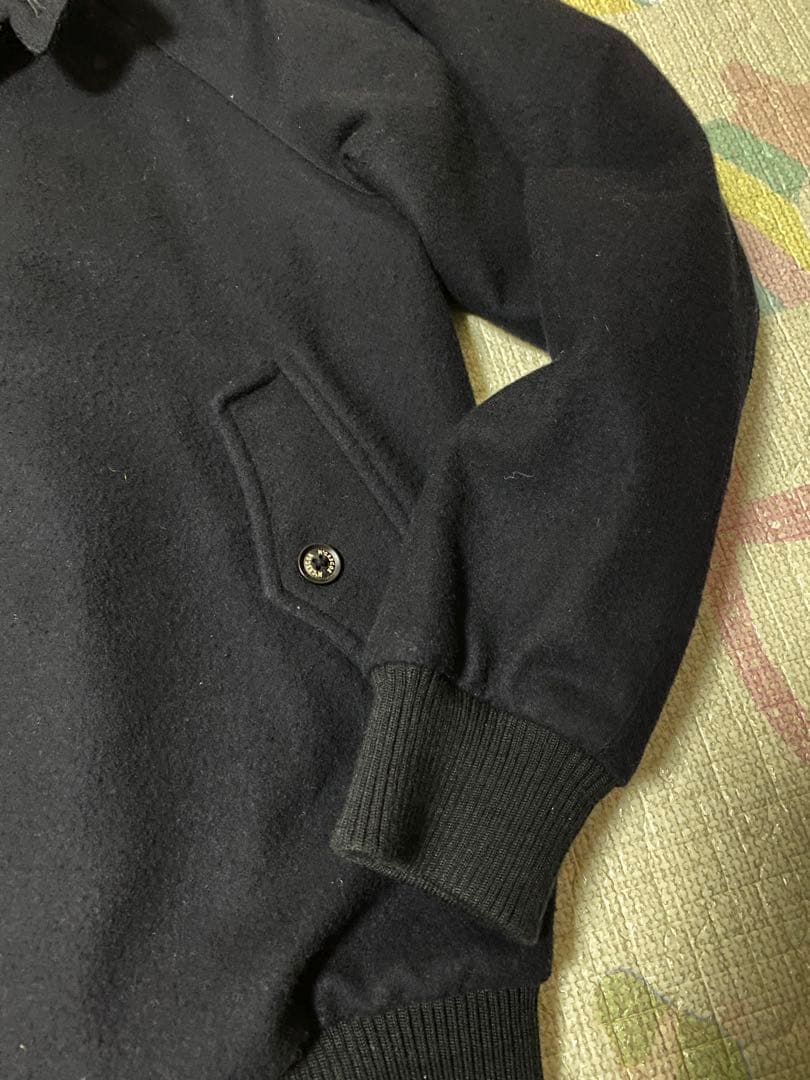 M'GREGOR マクレガー　ダークネイビー ウールハリントンジャケット