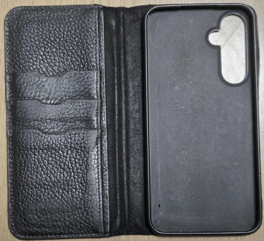 「すぐに使える」 S23FEと本革ケース、ガラスフィルム、レンズカバー付き　中古