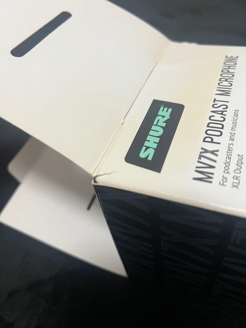 SHURE MV7X XLR接続 ダイナミックマイク