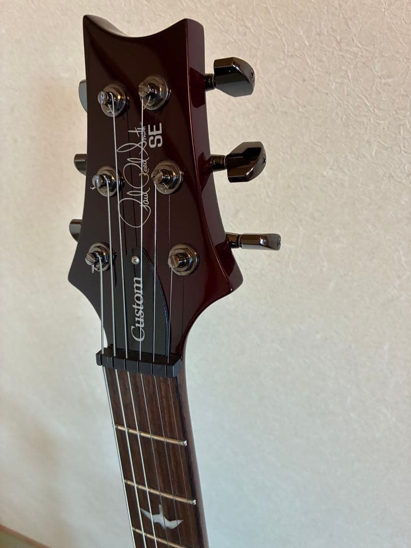 エレキギター PRS SE custom24 BLACK Cherry