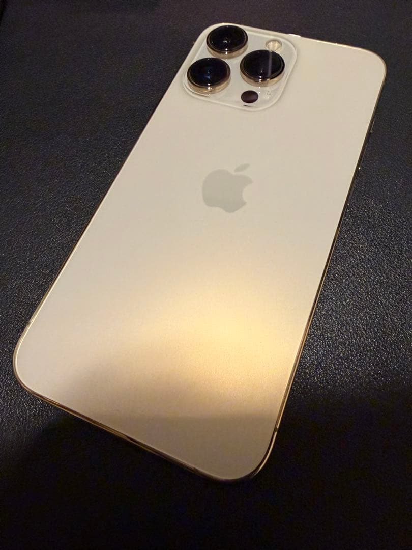 ［美品］Apple iPhone 13 Pro ゴールド 本体128GB箱あり