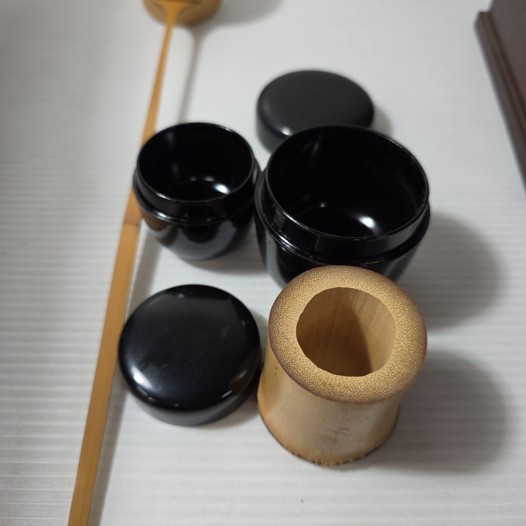 鉄製 茶釜 一式 木箱付き　日本茶道具セット 茶道・お点前セット