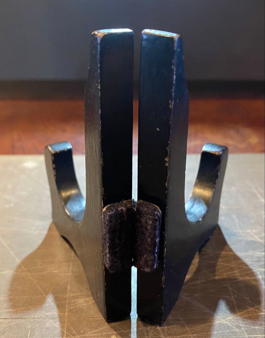 福建省徳化窯　染付絵皿　鑑賞台付 　 　　沈船品　ヴィンテージ　レア ・台湾茶器