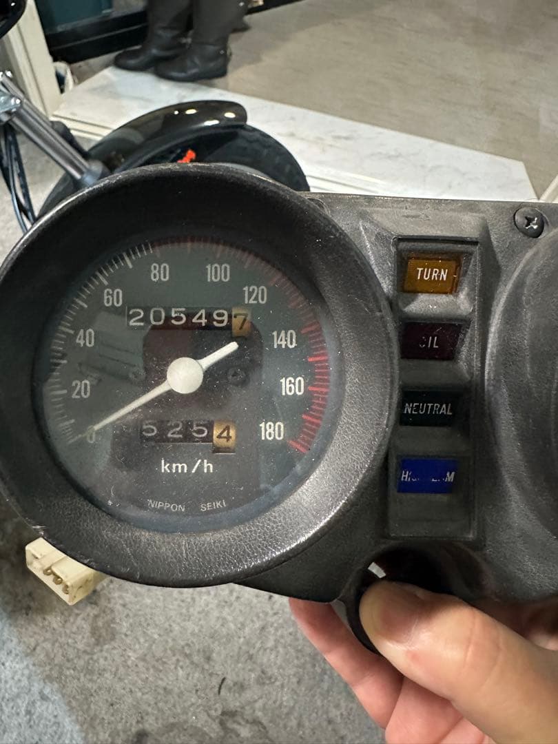 CB400T国内メーター実動CB400N 当時物