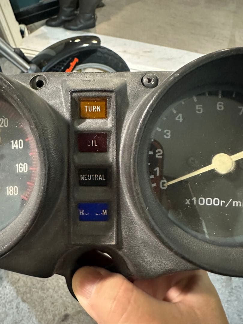 CB400T国内メーター実動CB400N 当時物