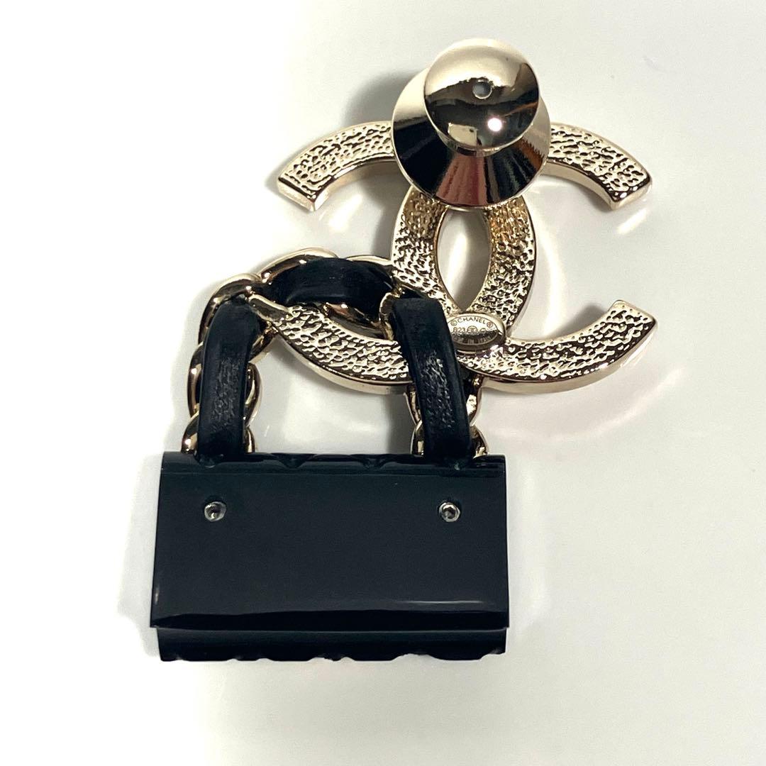 ✨最終価格✨ CHANEL シャネル ブローチ B23C マトラッセ バッグ