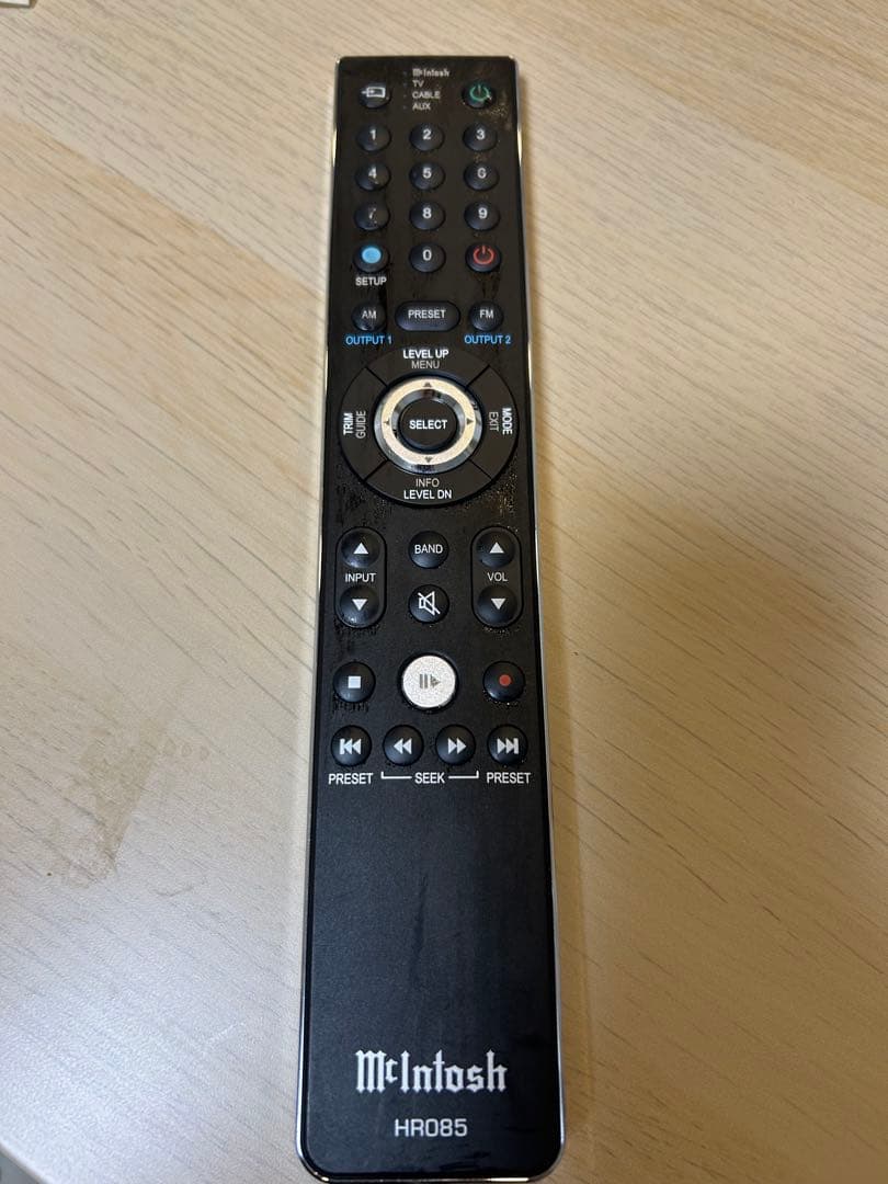 12/16まで価格　☆ McIntosh HR085 リモコン
