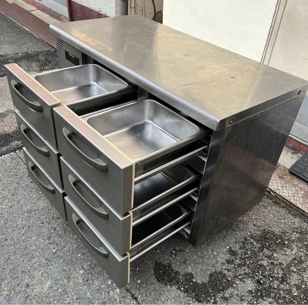 【動確済み】ホシザキ 業務用 ドロワー冷蔵庫 RT-120DNG1 大阪発