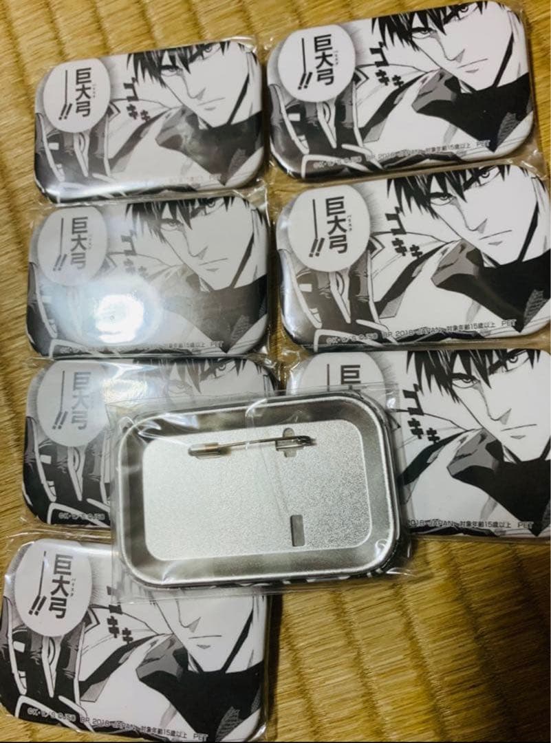 アイシールド21 進清十郎　週刊少年ジャンプ 50th 50周年スクエア缶バッジ