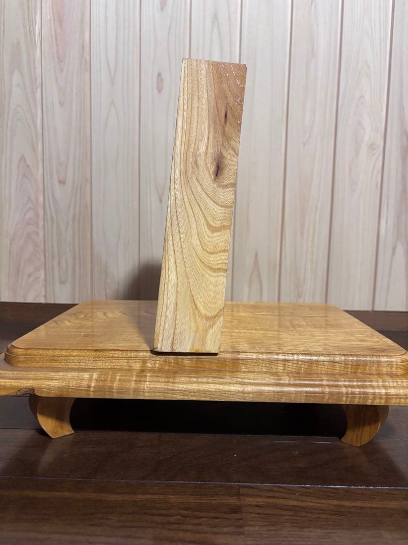 木製 漢字彫刻 置物　将棋駒　左馬