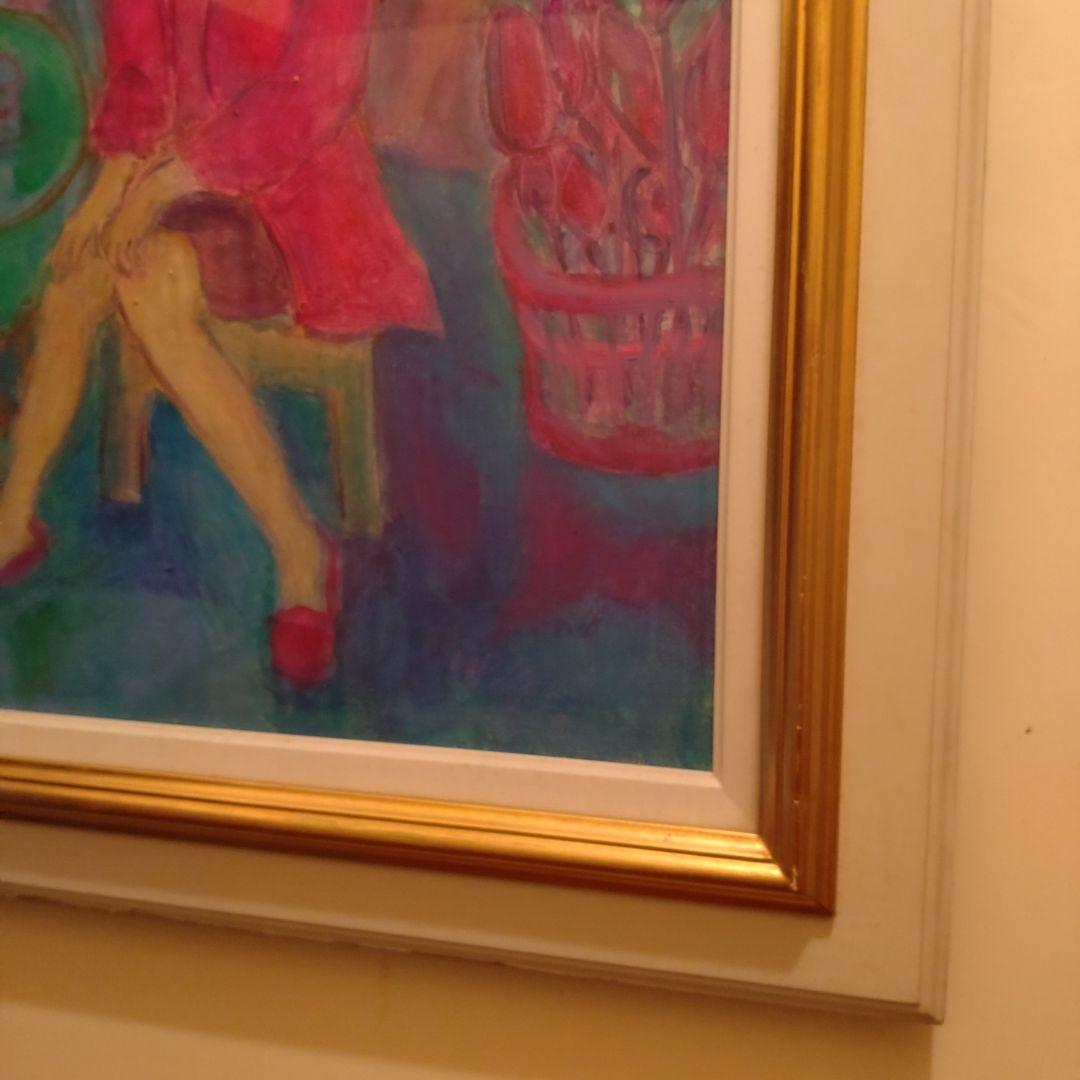 林　裕子【アフタヌーン】油彩　8S