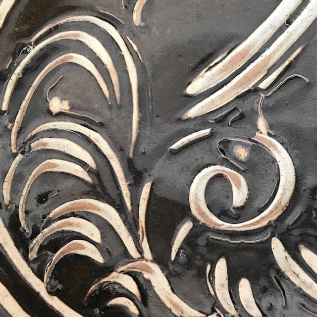 壺屋焼　大皿　上江洲茂生