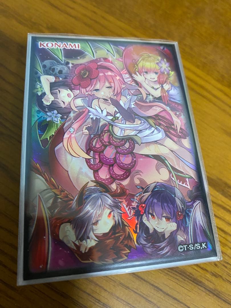 遊戯王　アジア版　蟲惑魔　デッキパーツ シークレット　蟲惑魔スリーブ55枚付き