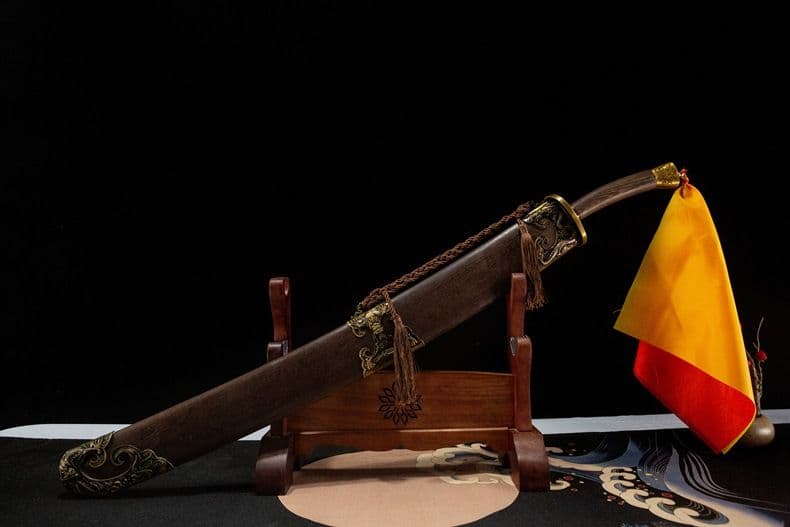 戚継光刀 古兵器 武具 刀装具 手鍛造打 鋼刀 冷兵器 模造刀·模擬刀 鑑賞用