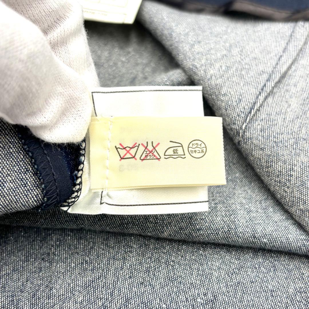 未使用級✨ CHANEL デニム スカート インディゴブルー ココマーク 36